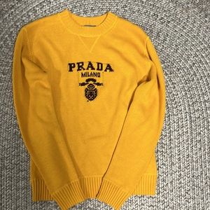 Yellow Prada Sweater size 36